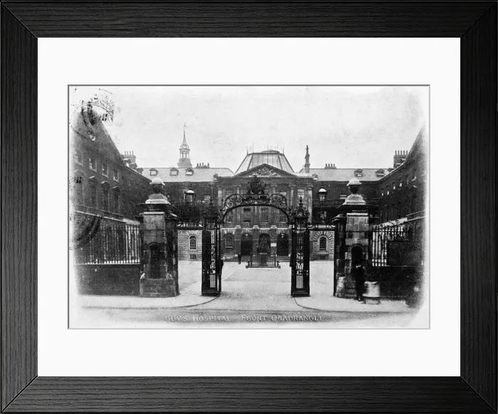 Framed Print : Front Quadrangle, Guys Hospital, London Framed Print : Front Quadrangle, Guys Hospital, London