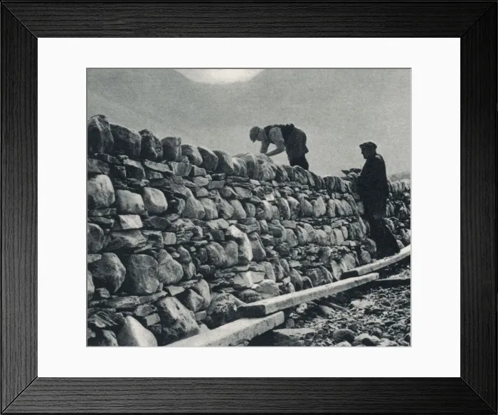 Framed Print : Drystone Walls of the North Framed Print : Drystone Walls of the North