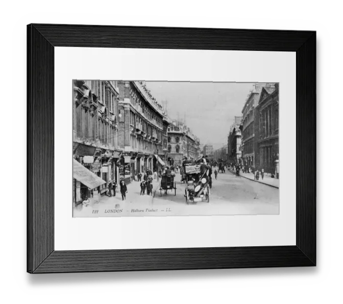 Framed Print : Holborn Viaduct and City Temple Church, City of London Framed Print : Holborn Viaduct and City Temple Church, City of London