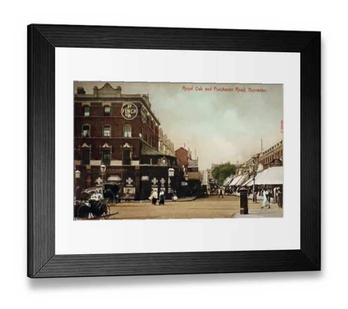 Framed Print : Royal Oak pub, Porchester Road, Bayswater, London Framed Print : Royal Oak pub, Porchester Road, Bayswater, London