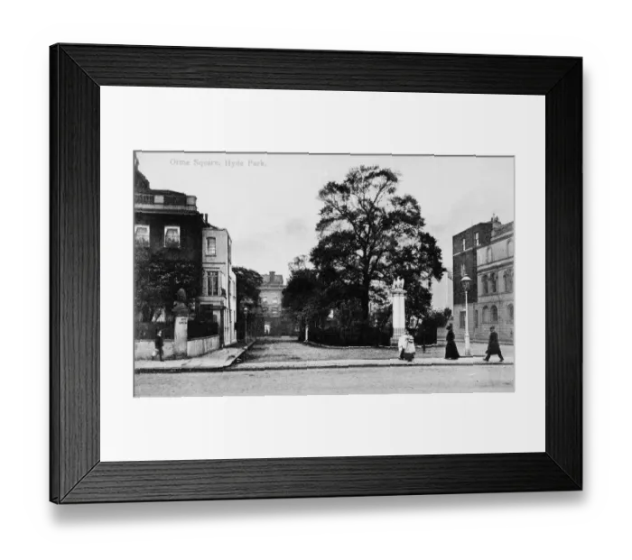 Framed Print : Orme Square, Bayswater, West London Framed Print : Orme Square, Bayswater, West London