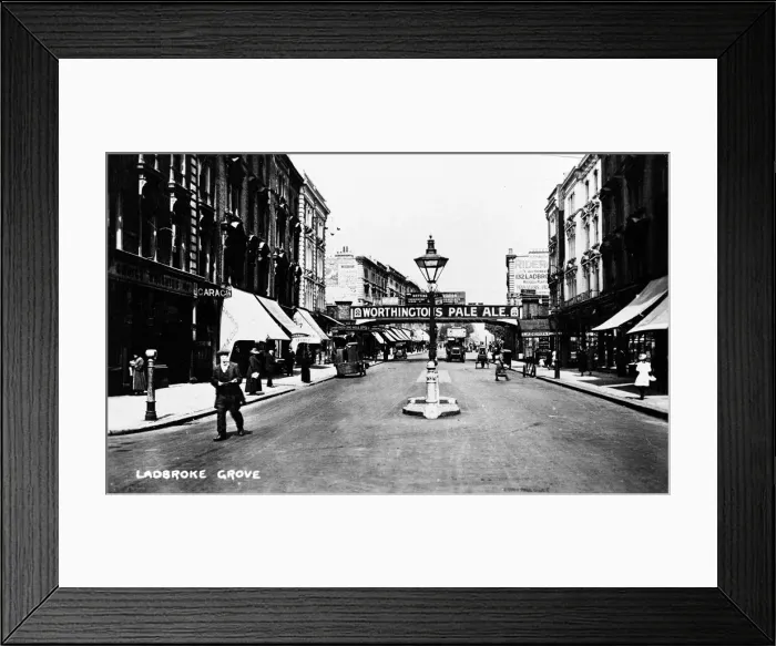 Framed Print : Notting Hill and Ladbroke Grove Station, West London Framed Print : Notting Hill and Ladbroke Grove Station, West London