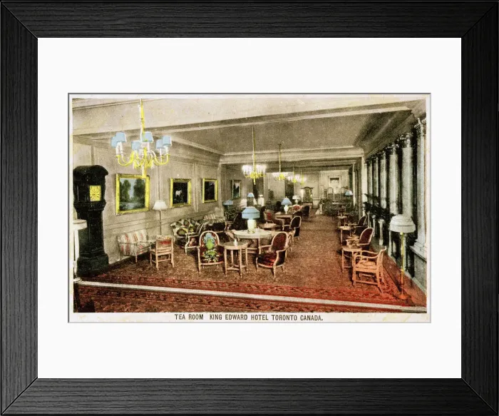 Framed Print : Tea Room, King Edward Hotel, Toronto, Ontario, Canada Framed Print : Tea Room, King Edward Hotel, Toronto, Ontario, Canada