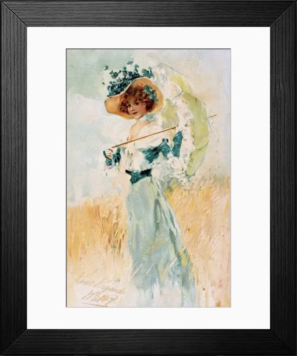 Framed Print : Young woman in a cornfield Framed Print : Young woman in a cornfield