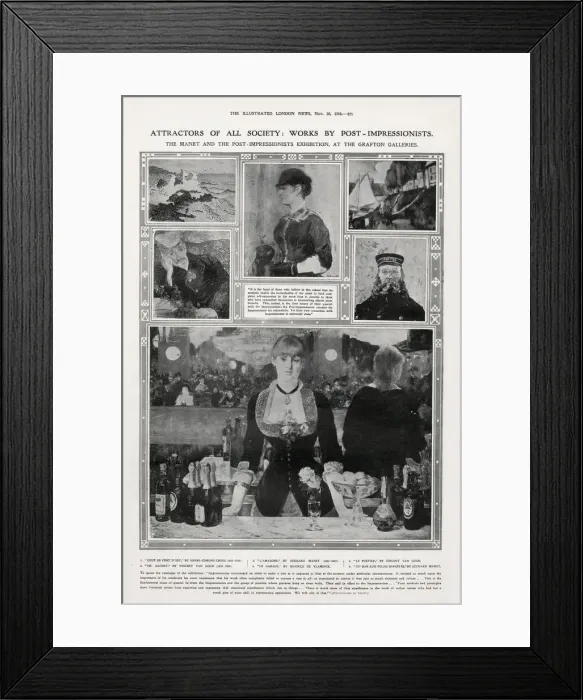 Framed Print : Manet and Post-Impressionists Exhibition, Grafton Galleries Framed Print : Manet and Post-Impressionists Exhibition, Grafton Galleries