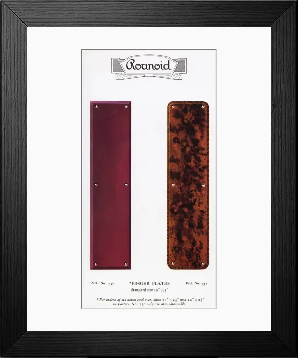 Framed Print : Roanoid bakelite finger plates Framed Print : Roanoid bakelite finger plates