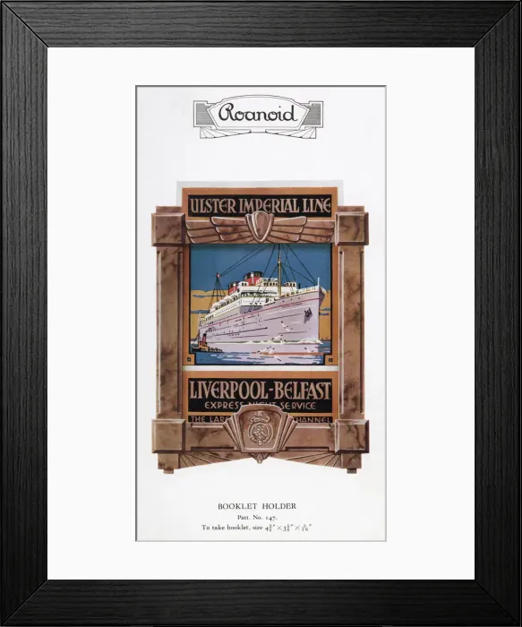 Framed Print : Roanoid bakelite booklet holder Framed Print : Roanoid bakelite booklet holder