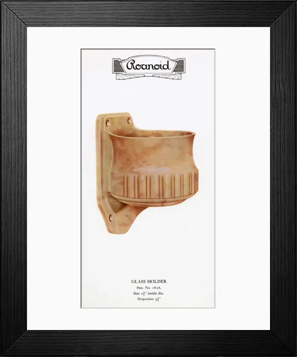 Framed Print : Roanoid bakelite glass holder Framed Print : Roanoid bakelite glass holder