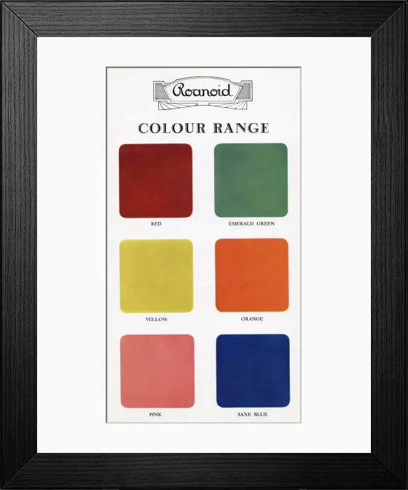 Framed Print : Roanoid bakelite colour range Framed Print : Roanoid bakelite colour range