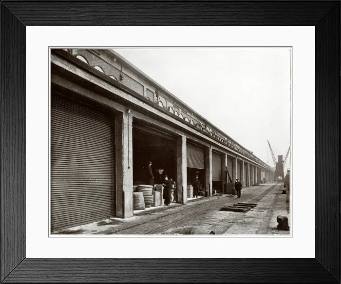 Framed Print : Port of London Authority, West India Docks, East London Framed Print : Port of London Authority, West India Docks, East London