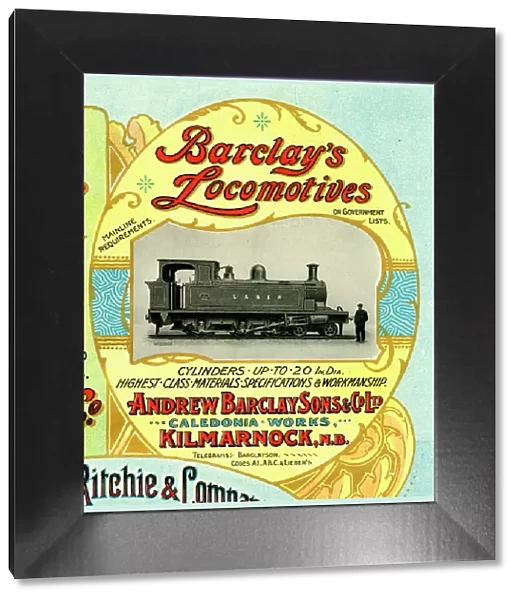 Advert, Barclays Locomotives, Kilmarnock, Scotland