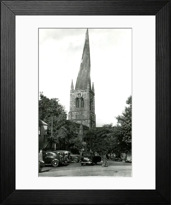 Framed Print : Church of St Mary and All Saints, Chesterfield, Derbyshire Framed Print : Church of St Mary and All Saints, Chesterfield, Derbyshire