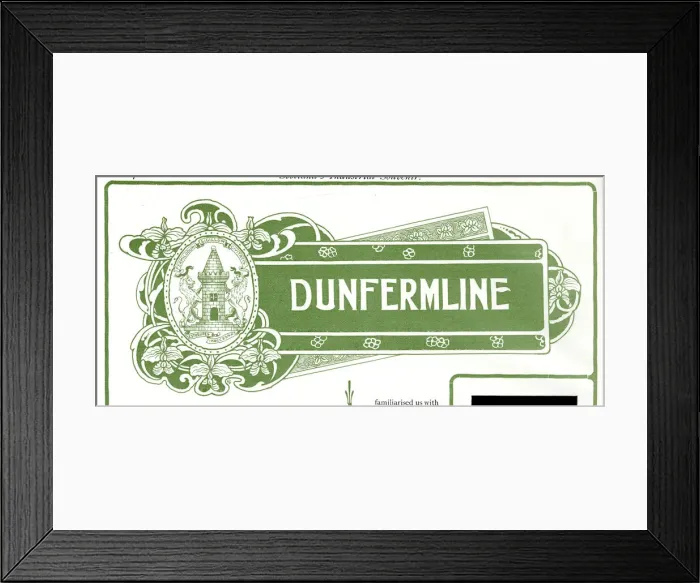 Framed Print : Design, Dunfermline, Scotland Framed Print : Design, Dunfermline, Scotland