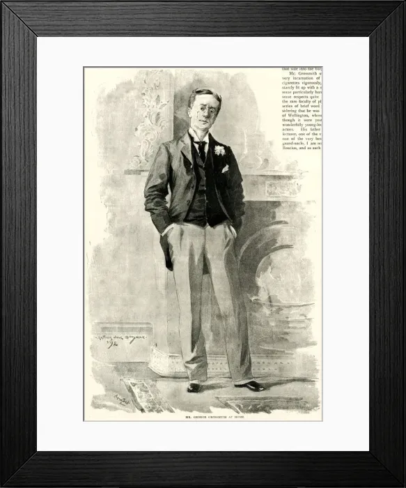 Framed Print : George Grossmith, Gilbert and Sullivan performer Framed Print : George Grossmith, Gilbert and Sullivan performer