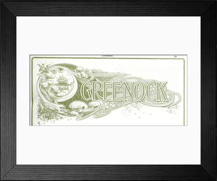 Framed Print : Design, Greenock, Inverclyde, Scotland Framed Print : Design, Greenock, Inverclyde, Scotland