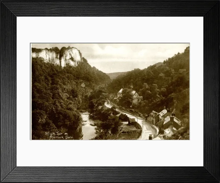 Framed Print : High Tor and Matlock Dale, North Derbyshire Framed Print : High Tor and Matlock Dale, North Derbyshire