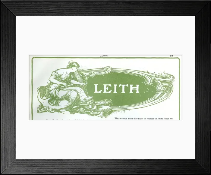 Framed Print : Design, Leith, Scotland Framed Print : Design, Leith, Scotland