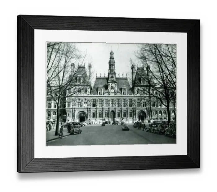 Framed Print : Hotel de Ville (Town Hall), Paris, France Framed Print : Hotel de Ville (Town Hall), Paris, France