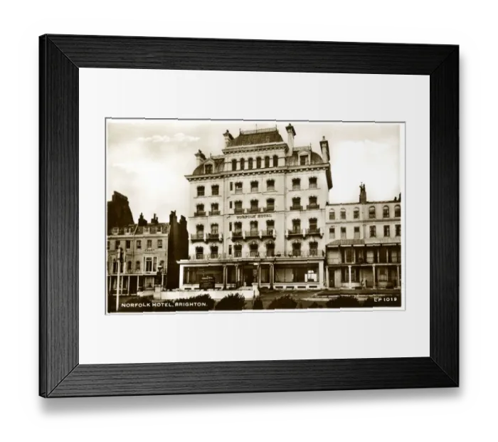 Framed Print : Norfolk Hotel, Brighton, Sussex Framed Print : Norfolk Hotel, Brighton, Sussex
