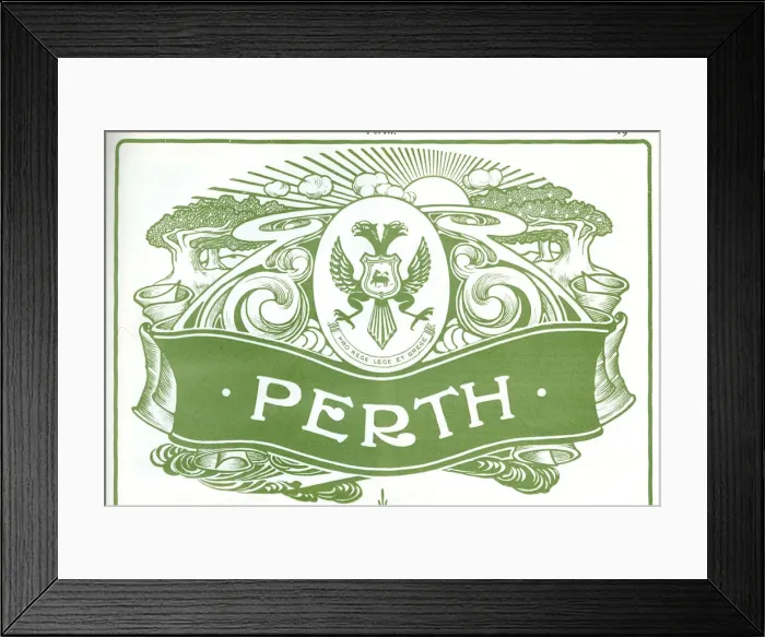 Framed Print : Design, Perth, Scotland Framed Print : Design, Perth, Scotland