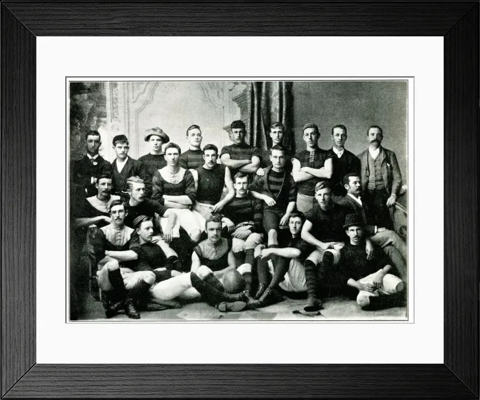 Framed Print : Group photo, Queensland, Australia, rugby team Framed Print : Group photo, Queensland, Australia, rugby team