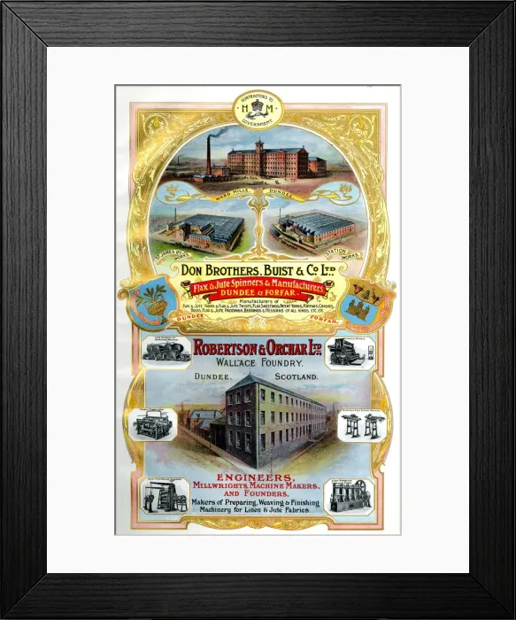 Framed Print : Adverts, Don Brothers, Buist & Co, Robertson & Orchar Framed Print : Adverts, Don Brothers, Buist & Co, Robertson & Orchar