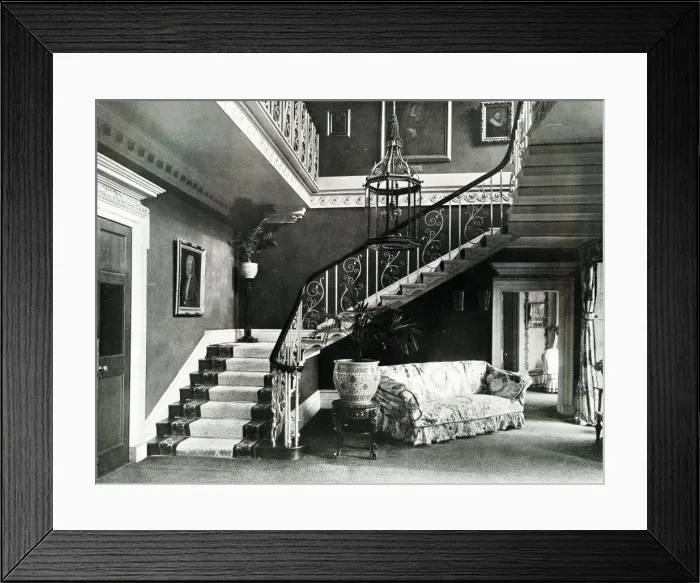 Framed Print : Staircase at Ranelagh House, Chelsea, London Framed Print : Staircase at Ranelagh House, Chelsea, London