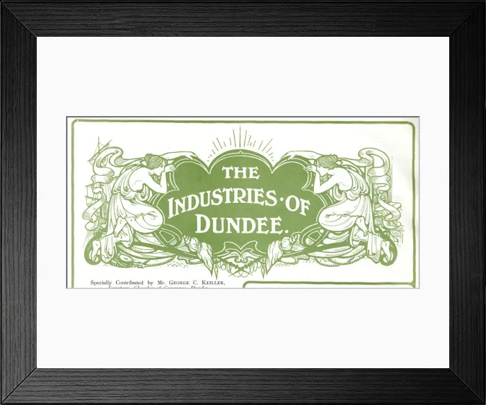 Framed Print : Design, The Industries of Dundee, Scotland Framed Print : Design, The Industries of Dundee, Scotland