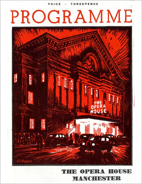 Programme cover, The Opera House, Manchester