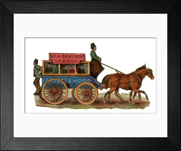 Framed Print : Victorian scrap, Birn Brothers of Cricklewood, London Framed Print : Victorian scrap, Birn Brothers of Cricklewood, London
