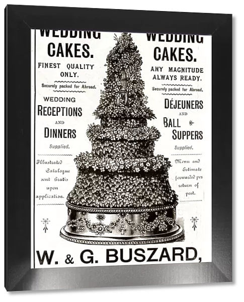 Advert, W & G Buszard, Wedding Cakes