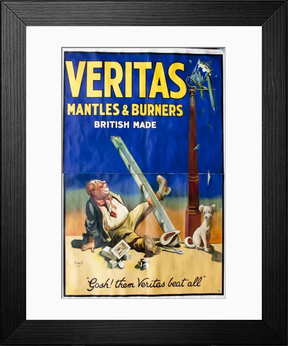 Framed Print : Poster, Veritas Mantles and Burners Framed Print : Poster, Veritas Mantles and Burners