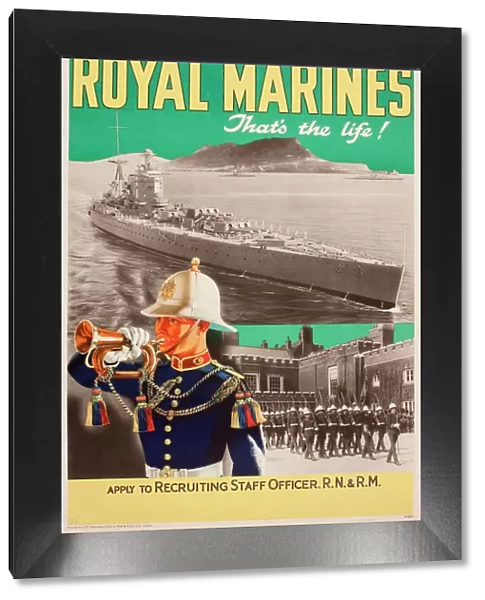 Recruitment poster, The Royal Marines