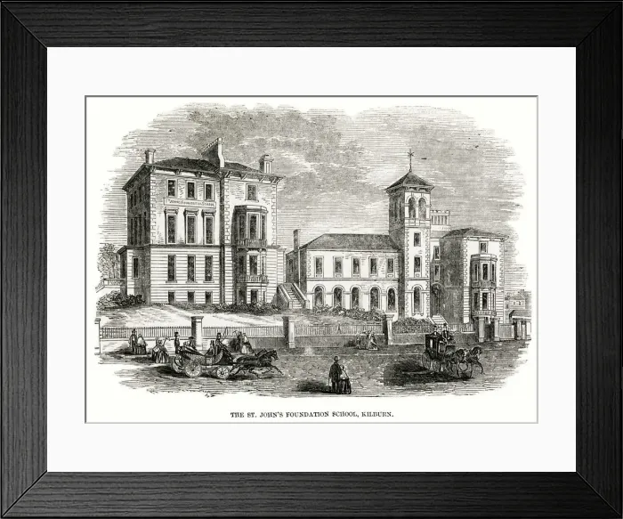 Framed Print : St Johns Foundation School, Kilburn Framed Print : St Johns Foundation School, Kilburn