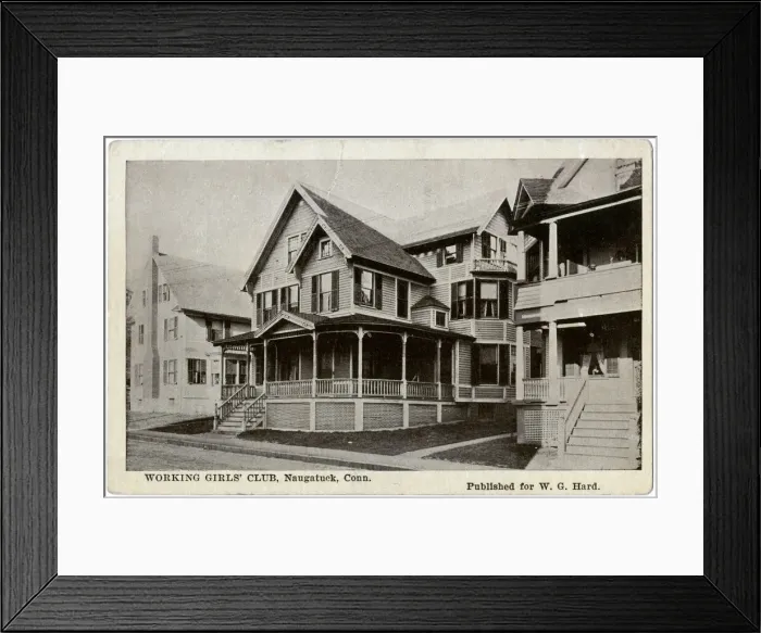 Framed Print : Working Girls Club, Naugatuck, Connecticut, USA Framed Print : Working Girls Club, Naugatuck, Connecticut, USA