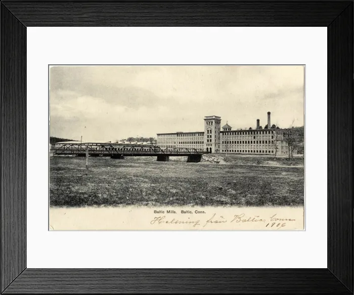 Framed Print : Baltic Mills, Baltic, Connecticut, USA Framed Print : Baltic Mills, Baltic, Connecticut, USA