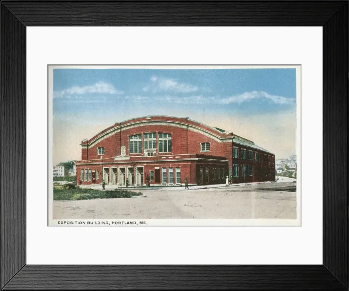 Framed Print : Exposition Building, Portland, Maine, USA Framed Print : Exposition Building, Portland, Maine, USA