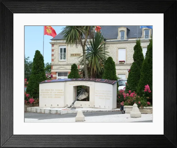 Framed Print : American Rangers Memorial Grandcamp Maisy Framed Print : American Rangers Memorial Grandcamp Maisy