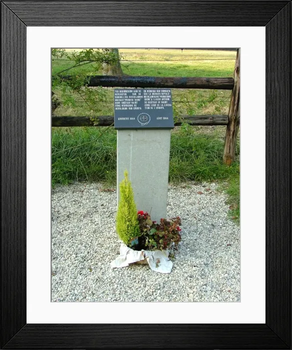 Framed Print : Memorial Royal Netherlands Brigade St Come Framed Print : Memorial Royal Netherlands Brigade St Come