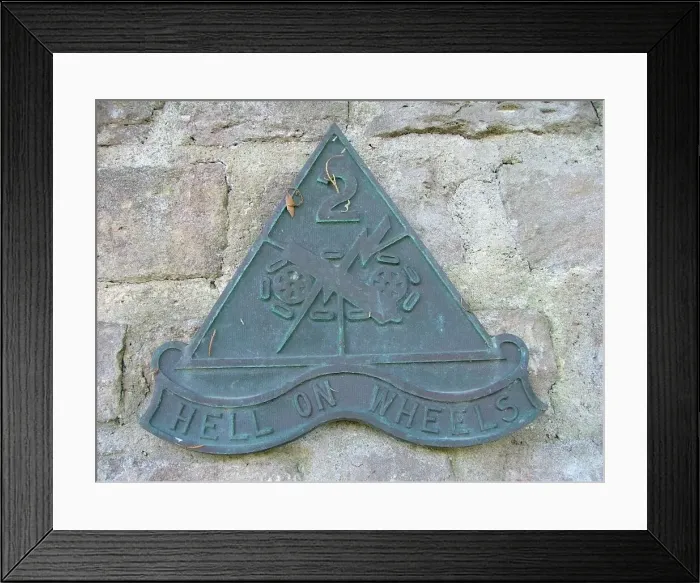 Framed Print : Hell on Wheels US 2nd Armoured Division Framed Print : Hell on Wheels US 2nd Armoured Division