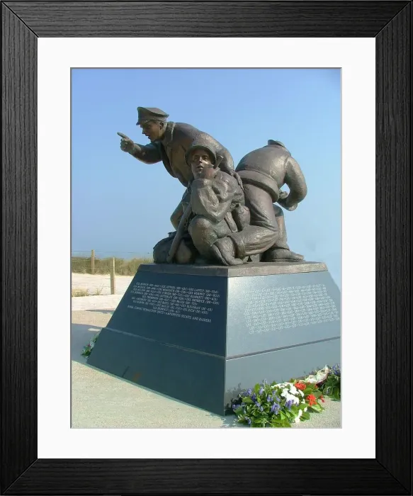 Framed Print : US Naval Memorial Utah Beach Normandy Framed Print : US Naval Memorial Utah Beach Normandy