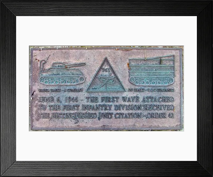 Framed Print : US 2nd Armoured Division Hell on Wheels Memorial Framed Print : US 2nd Armoured Division Hell on Wheels Memorial