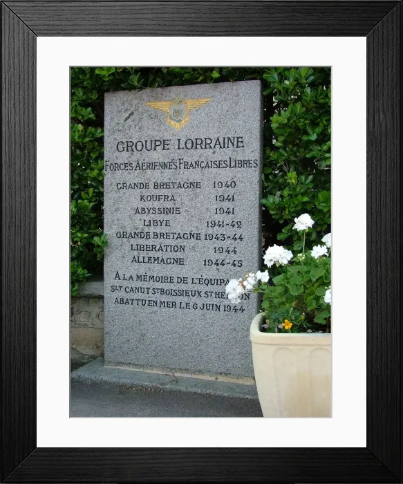 Framed Print : Free French Air Force Memorial Arromanches Framed Print : Free French Air Force Memorial Arromanches