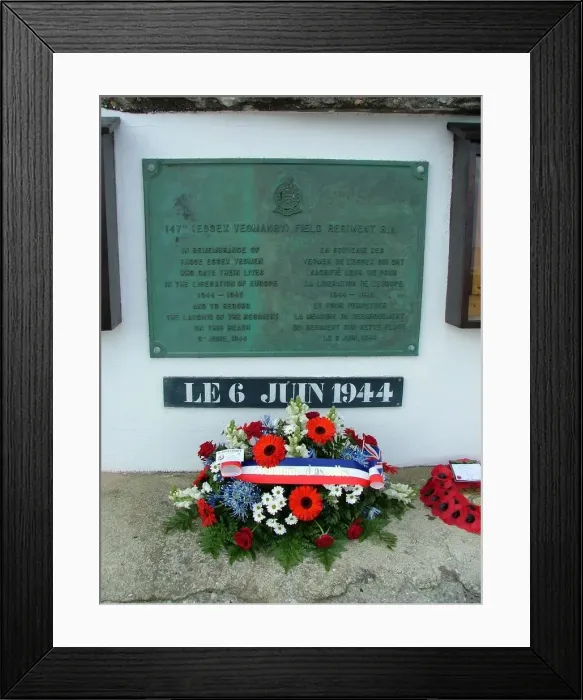 Framed Print : Essex Yeomanry Plaque Gold Beach Bunker Normandy Framed Print : Essex Yeomanry Plaque Gold Beach Bunker Normandy