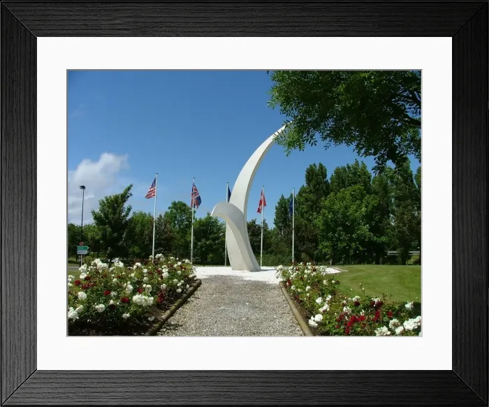 Framed Print : British & Canadian Liberators Monument Bretteville Framed Print : British & Canadian Liberators Monument Bretteville