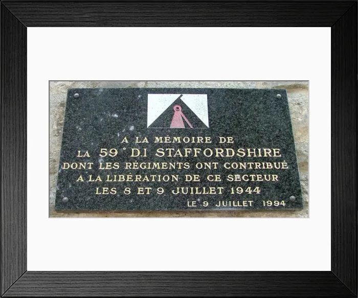 Framed Print : 59th (Staffordshire) Division Memorial St Contest Framed Print : 59th (Staffordshire) Division Memorial St Contest