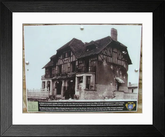Framed Print : la Maison Queens Own Rifles of Canada D Day 6 June Framed Print : la Maison Queens Own Rifles of Canada D Day 6 June