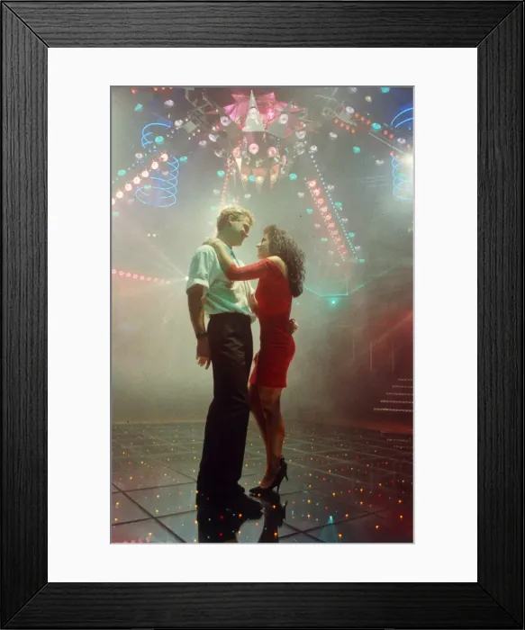 Framed Print : Young couple at a disco, Cornwall Framed Print : Young couple at a disco, Cornwall
