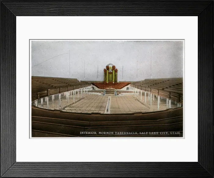 Framed Print : Interior, The Mormon Tabernacle, Salt Lake City, Utah, USA Framed Print : Interior, The Mormon Tabernacle, Salt Lake City, Utah, USA