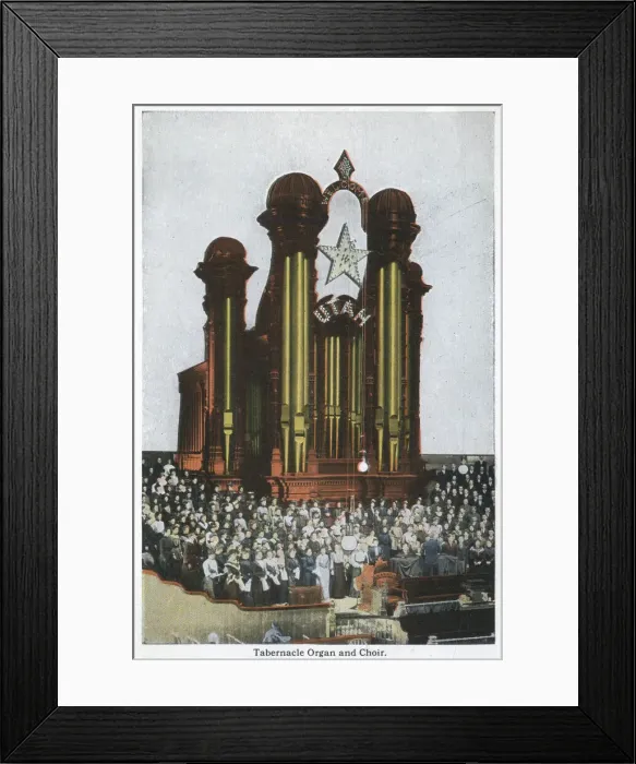 Framed Print : Mormon Tabernacle organ and choir, Salt Lake City, Utah, USA Framed Print : Mormon Tabernacle organ and choir, Salt Lake City, Utah, USA